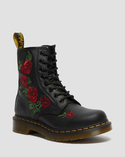 Boots 1460 Vonda en Cuir À Broderies Fleuries, Taille: 36 - Dr. martens - Modalova