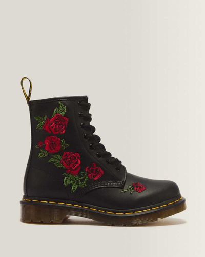 Boots 1460 Vonda en Cuir À Broderies Fleuries, Taille: 41 - Dr. martens - Modalova