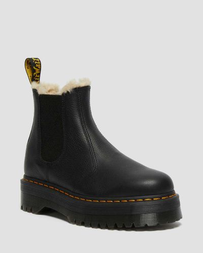 Plateformes 2976 Quad Fourrées Bottines Chelsea Dames Cuir Boots Chaussures en , Taille: 40 - Dr. martens - Modalova