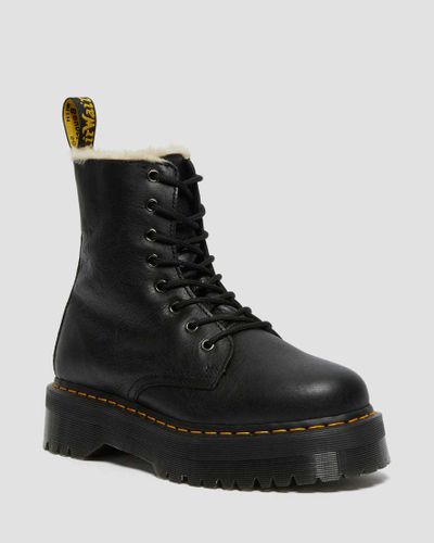 Boots Plateformes Jadon en Cuir Fourrées Chaussures en , Taille: 44 - Dr. martens - Modalova