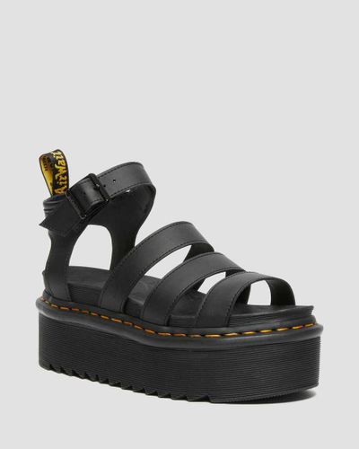 Sandales Plateformes Montantes Blaire en Cuir Hydro en , Taille: 37 - Dr. martens - Modalova