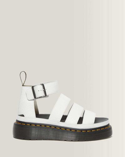 Sandales Plateformes Quad Clarissa II en Cuir Milled Nappa en , Taille: 43 - Dr. martens - Modalova