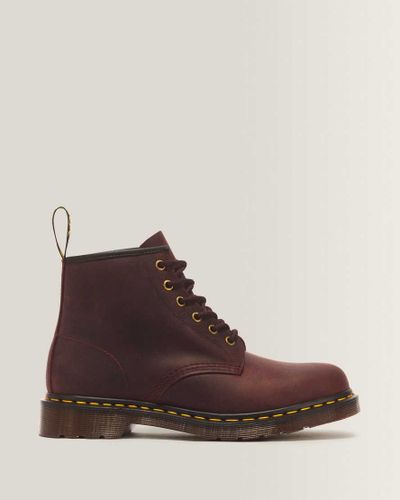 Boots 101 en Cuir Crazy Horse À 6 Œillets en , Taille: 38 - Dr. martens - Modalova