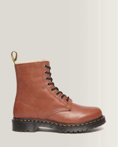 Boots 1460 Serena en Cuir Fourrées À Lacets en , Taille: 41 - Dr. martens - Modalova