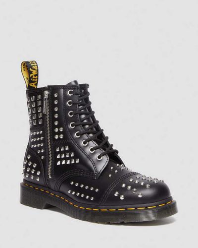 Boots 1460 Studded Zip en Cuir en /, Taille: 40 - Dr. martens - Modalova