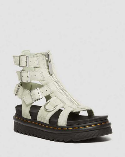 Sandales Olson en Cuir Tumbled Nubuck À Zip en /, Taille: 40 - Dr. martens - Modalova