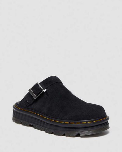 Suède Mules Plateformes Zebzag en Daim À Brides en , Taille: 36 - Dr. martens - Modalova