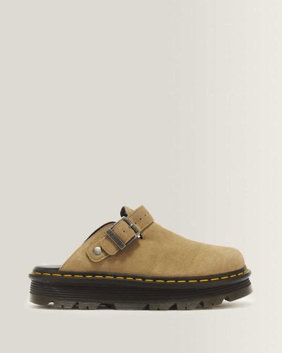 Suède Mules Plateformes Zebzag en Daim À Brides en /, Taille: 44 - Dr. martens - Modalova