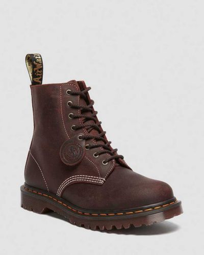 Boots 1460 en Cuir Wax Commander À Lacets en , Taille: 45 - Dr. martens - Modalova