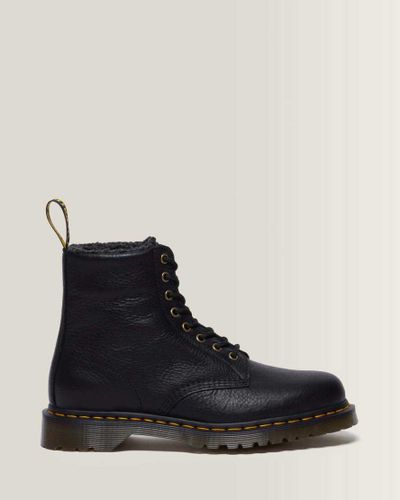 Boots 1460 en Cuir Grizzly Et Fourrure Synthétique À Lacets en , Taille: 39 - Dr. martens - Modalova