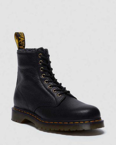 Boots 1460 en Cuir Grizzly Et Fourrure Synthétique À Lacets en , Taille: 48 - Dr. martens - Modalova