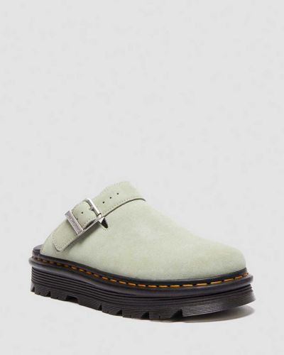 Suède Mules Plateformes Zebzag en Daim À Brides en , Taille: 44 - Dr. martens - Modalova