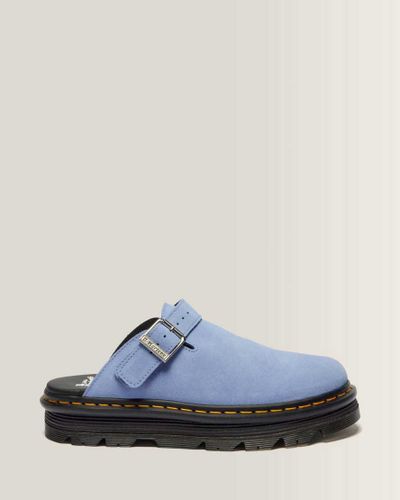 Suède Mules Plateformes Zebzag en Daim À Brides en , Taille: 40 - Dr. martens - Modalova