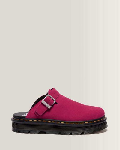 Suède Mules Plateformes Zebzag en Daim À Brides en , Taille: 42 - Dr. martens - Modalova