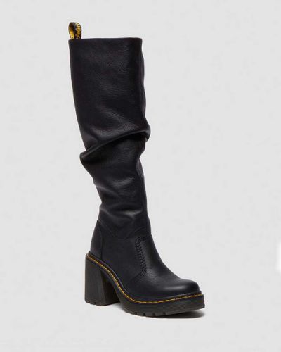 Boots Montantes Kasey en Cuir Virginia en , Taille: 42 - Dr. martens - Modalova