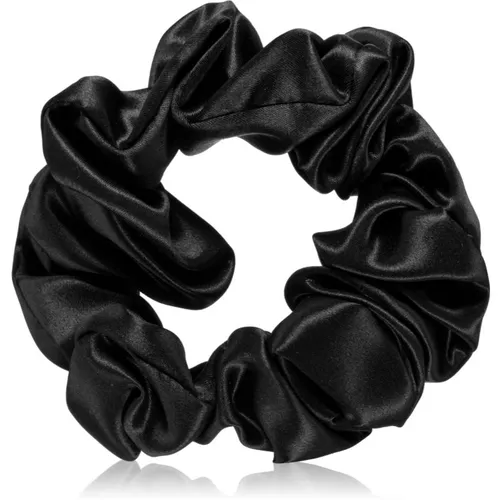 Silk Scrunchie chouchou en soie Black 1 pcs - Crystallove - Modalova