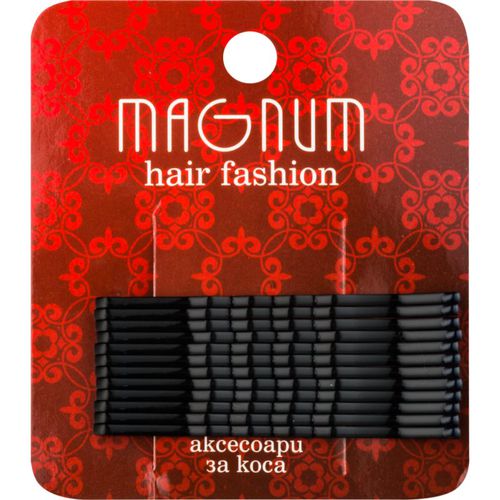 Hair Fashion épingles chignon cheveux noire 12 pcs - Magnum - Modalova