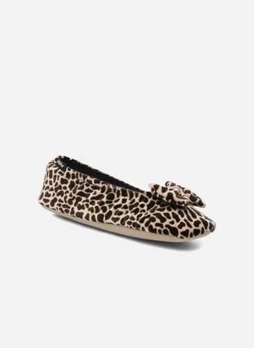 Chaussons Ballerine Velours – Grand Nœud W - Isotoner - Modalova