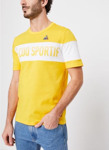 Vêtements BAT Tee SS N°2 M lemon chrome/new optica pour Accessoires - Le Coq Sportif - Modalova