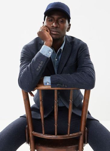 Vêtements Slhslim-Isac Navy Herrigbone Blz B Noos - Selected Homme - Modalova