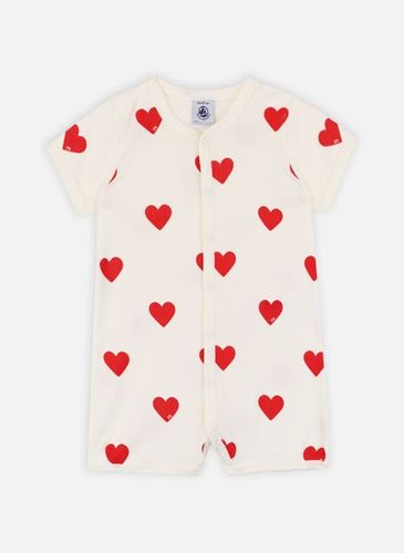 Vêtements Combinaison Courte à Cœurs Rouges en Cot pour Enfant - Petit Bateau - Modalova