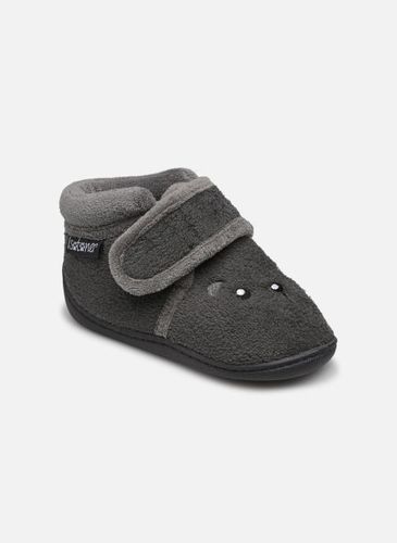 Chaussons Bottillons Velcro Garcon - Micro-Eponge pour Enfant - Isotoner - Modalova