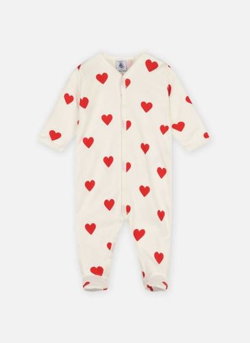 Vêtements Pyjama à Cœurs Rouges en Molleton gratté pour Enfant - Petit Bateau - Modalova