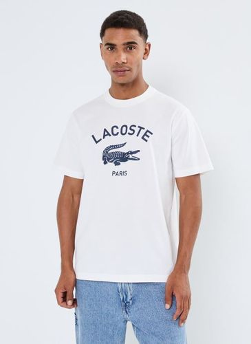 Vêtements T-shirt classic fit imprimé signature - Lacoste - Modalova