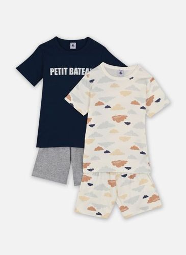 Vêtements 2 Pyjacourts A0D7C00 Lot Nuage pour Enfant - Petit Bateau - Modalova