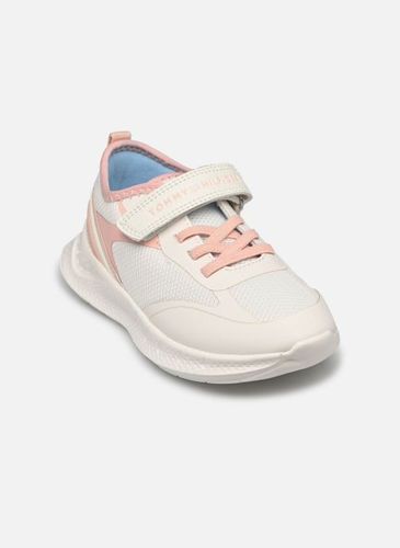 Baskets LOW CUT LACE-UP/VELCRO SNEAKER OFF WHITE pour Enfant - Tommy Hilfiger - Modalova