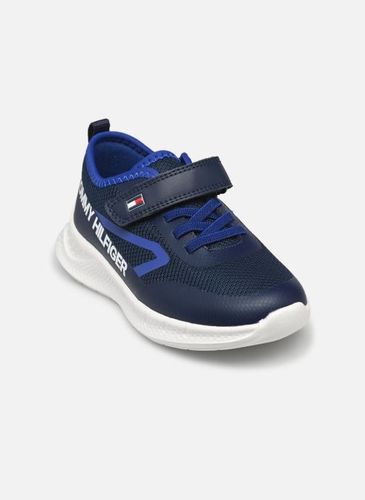 Baskets LOW CUT LACE-UP/VELCRO SNEAKER BLUE/ROYA pour Enfant - Tommy Hilfiger - Modalova