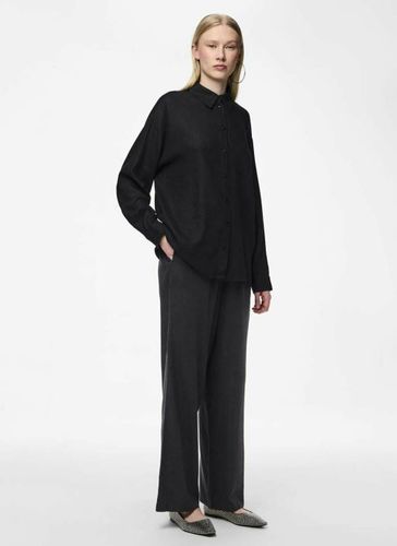 Vêtements PCPIA HW WIDE PANTS WVN NOOS - Pieces - Modalova