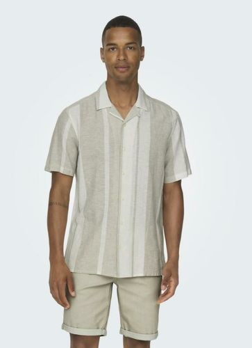 Vêtements ONSCAIDEN LIFE STRIPE LINEN RESORT NOOS - Only & Sons - Modalova