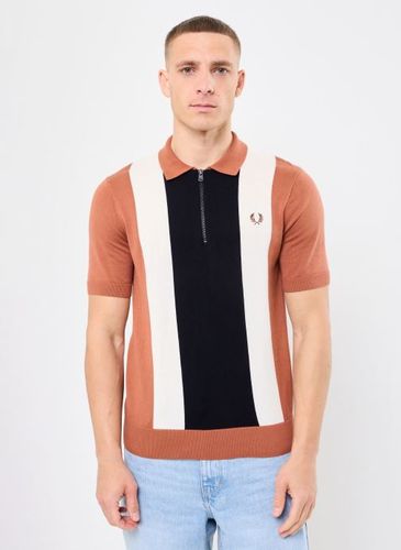 Vêtements VERTICAL STRIPE ZIP NECK SHIRT - Fred Perry - Modalova