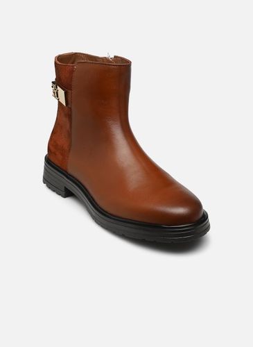Bottines et boots TH LOGO LEATHER MIX CHELSEA pour - Tommy Hilfiger - Modalova
