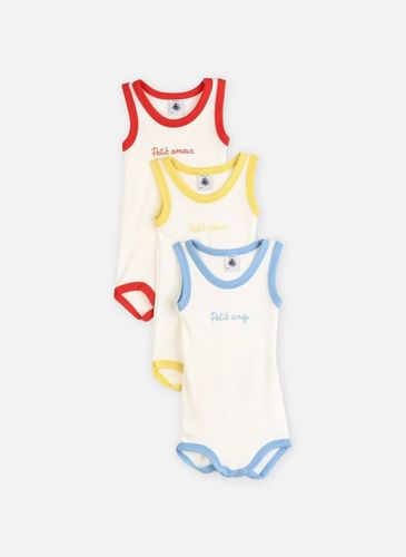 Vêtements Lot de 3 Bodies Sans Manches A0FSL pour Enfant - Petit Bateau - Modalova