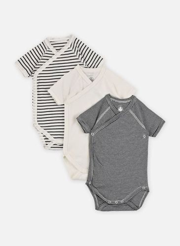 Vêtements Lot de 3 bodies Croisés Manches Courtes pour Enfant - Petit Bateau - Modalova