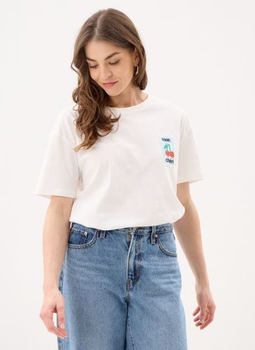 Vêtements Pceloise Ss Emb Tee Fc Bc - Pieces - Modalova