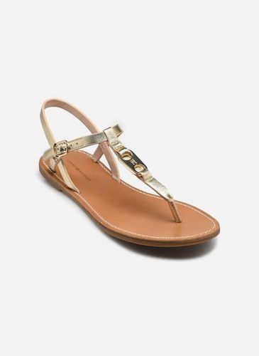 Sandales et nu-pieds LEATHER THONG SANDAL - Tommy Hilfiger - Modalova