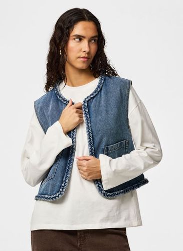 Vêtements Pcbell Cropped Denim Vest - Pieces - Modalova