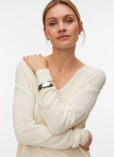 Vêtements Vmcharity Ls V-Neck Pullover Noos - Vero Moda - Modalova