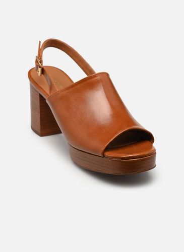 Sandales et nu-pieds Plateformes n°446 - Cuir - Cognac - Rivecour - Modalova