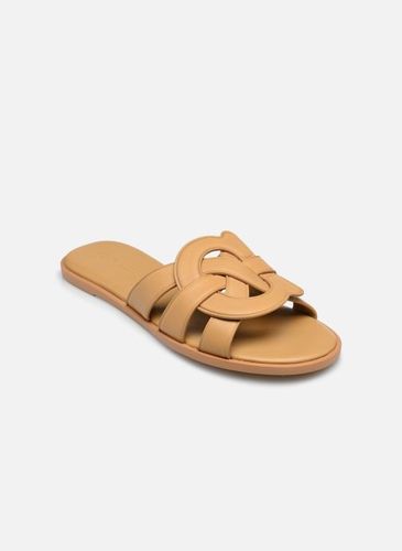 Mules et sabots Lena Leather Slide Sandal - Coach - Modalova