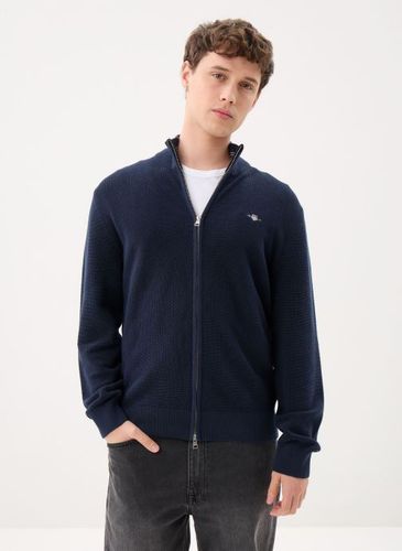 Vêtements Micro Textured Cotton Zip Cardigan - GANT - Modalova