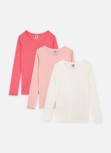 Vêtements Lot de 3 Tee-Shirts À Manches Longues Unis pour Accessoires - Petit Bateau - Modalova