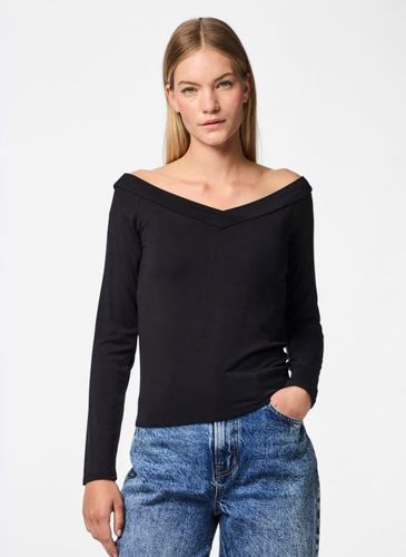 Vêtements Pcmaliva Ls Offs V-Neck Top Jrs Noos Bc pour Accessoires - Pieces - Modalova