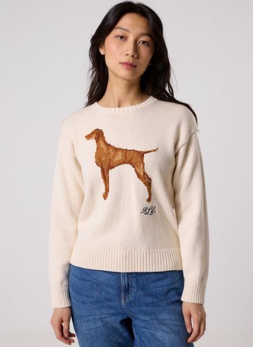 Pull en coton avec chien en intarsia pour - Lauren Ralph Lauren - Modalova