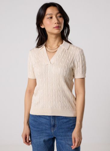 Pull en coton torsadé manches courtes pour - Lauren Ralph Lauren - Modalova