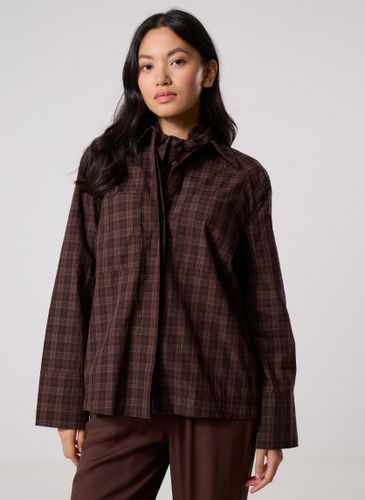 Rourona L/S Oversized Shirt/Pf pour - Rouge Edit - Modalova