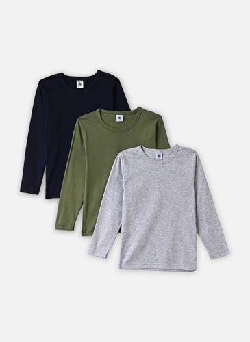 Lot De 3 Tee Shirts ML Garçon Col Rond pour - Petit Bateau - Modalova